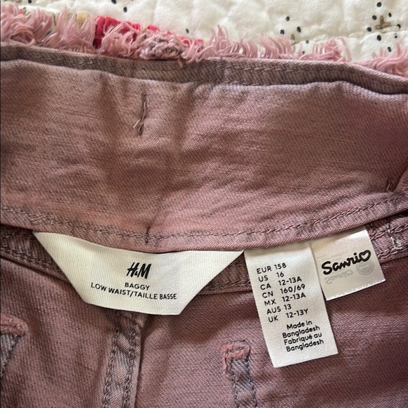 H&M Pink Jeans with Distressing and Embellishments - Picture 5 of 5